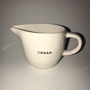 NWOT Rae Dunn Typewriter "Cream" Creamer White
